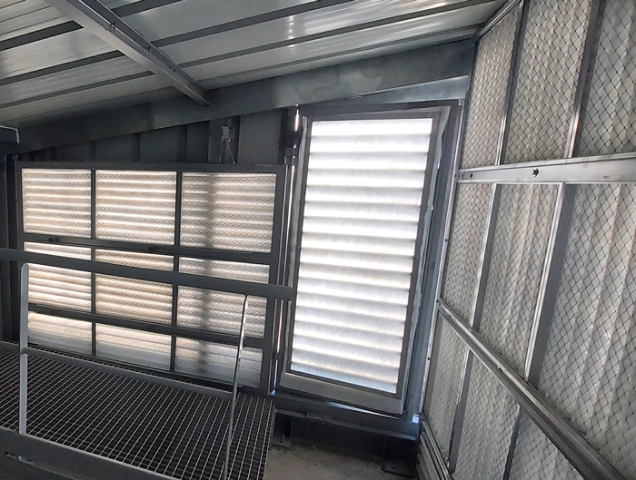 Batterie de filtres industriels et manches — réalisation AFE